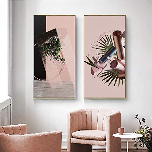 Toile de feuille géométrique nordique pour créer une ambiance cocooning et moderne au salon
