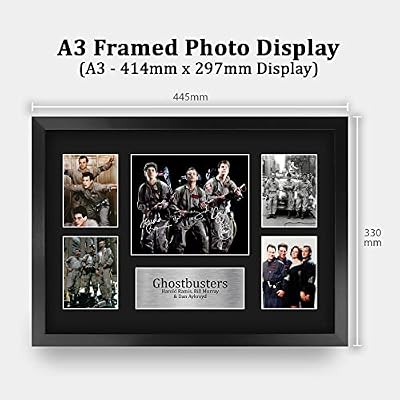 HWC Trading Ghostbusters 16 x 12 inch (A3) Printed Gifts Signed Autograph Presentation Display Montage for Movie Memorabilia Fans - 16 x 12 Framed