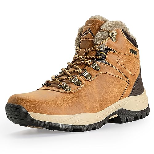 CC-Los Damen Winter Schneestiefel Wasserdicht Pelz Gefüttert Warm Ankle Stiefel Leichtes Gehen/Wandern/Outdoor Trekking Stiefel Größe 36-42