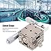 KANASI XY Axis Linear Stage, Stainless Steel Manual Platform for Precise Positioning in Laboratory and Industrial Automation Applications