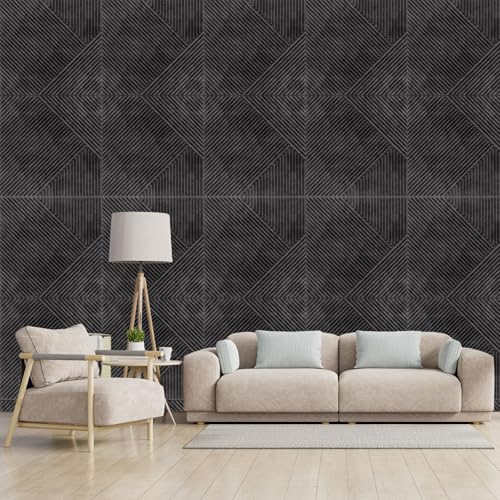 Image of Kayra Decor 3D Self Adhesive Wall Panel Nexa Gray TP 106 Design Pack of 40 Covers 107.80 Sq. Ft.TP106