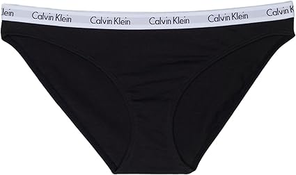 Calvin Klein Women's Carousel Logo Cotton Stretch Bikini Panties, 3 Pack