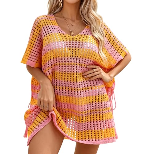 Lazo lateral ajustable en traje de baño de playa Greabuy de punto suave