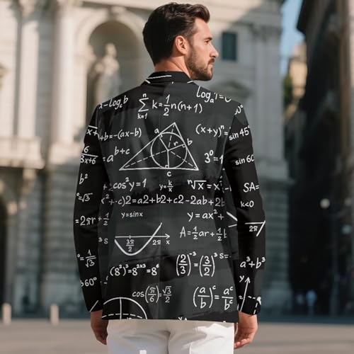 Men's Blazer Sport Coats Slim Fit One Button Suit Jacket Long Sleeve Lightweight Sports Jacket with Pockets3