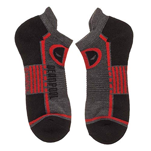 Marvel Deadpool Socks Men's Athletic 3 Pack Ankle Socks #TOP1