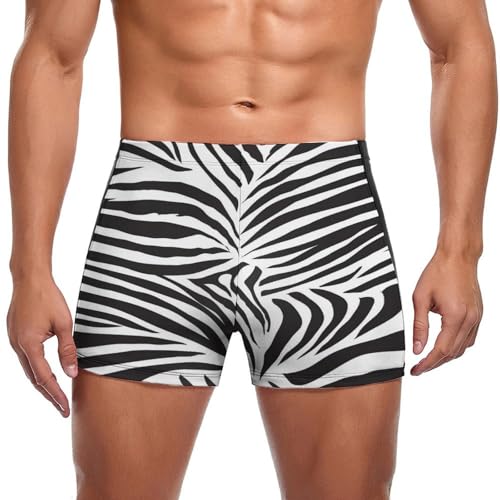 Swim briefs homme haut de gamme avec motif animalier moderne et durable
