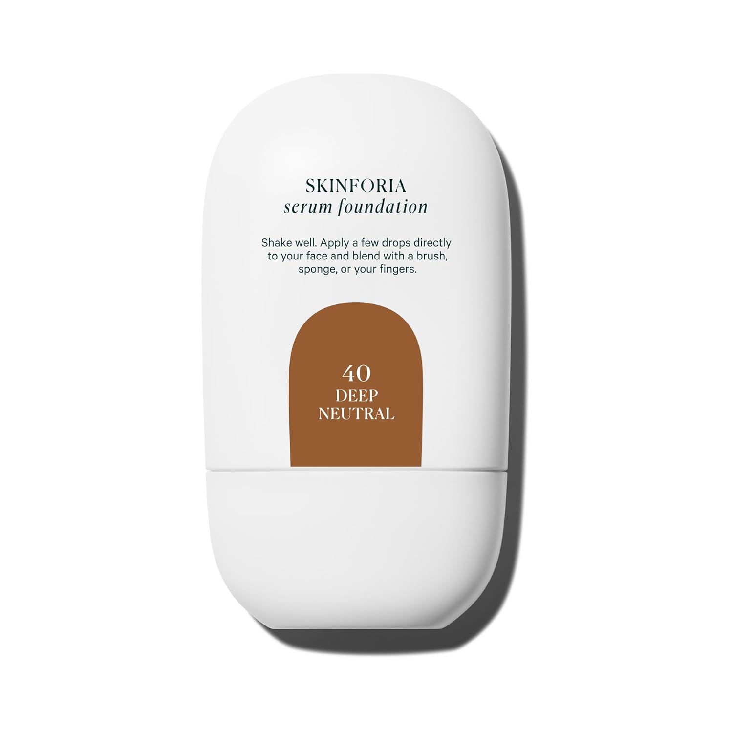 Well People Skinforia Serum Foundation, Lightweight Tinted Formula Hydrates, Smooths, and Evens Skin Tone with Birch Sap and Mushroom Complex, Long-Lasting, Natural Finish, 40 Deep Neutral - Image 7