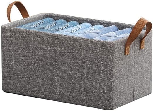 MARK AMPLE Folding Storage Box with Lid, Large Clear Collapsible Stackable Storage Box with Wheels, Foldable Plastic Storage Bins for Organizer (3)