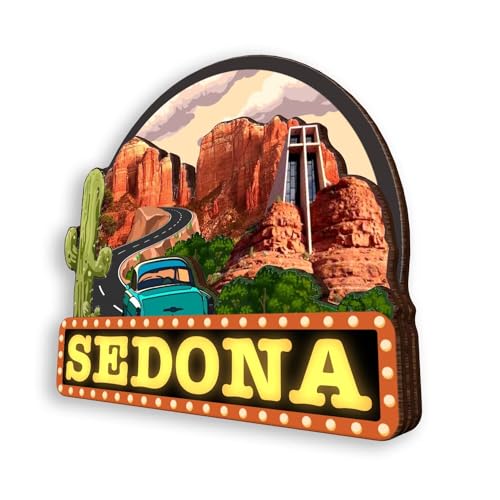 Imán refrigerador Sedona Arizona Estados Unidos 3D miniatura 3