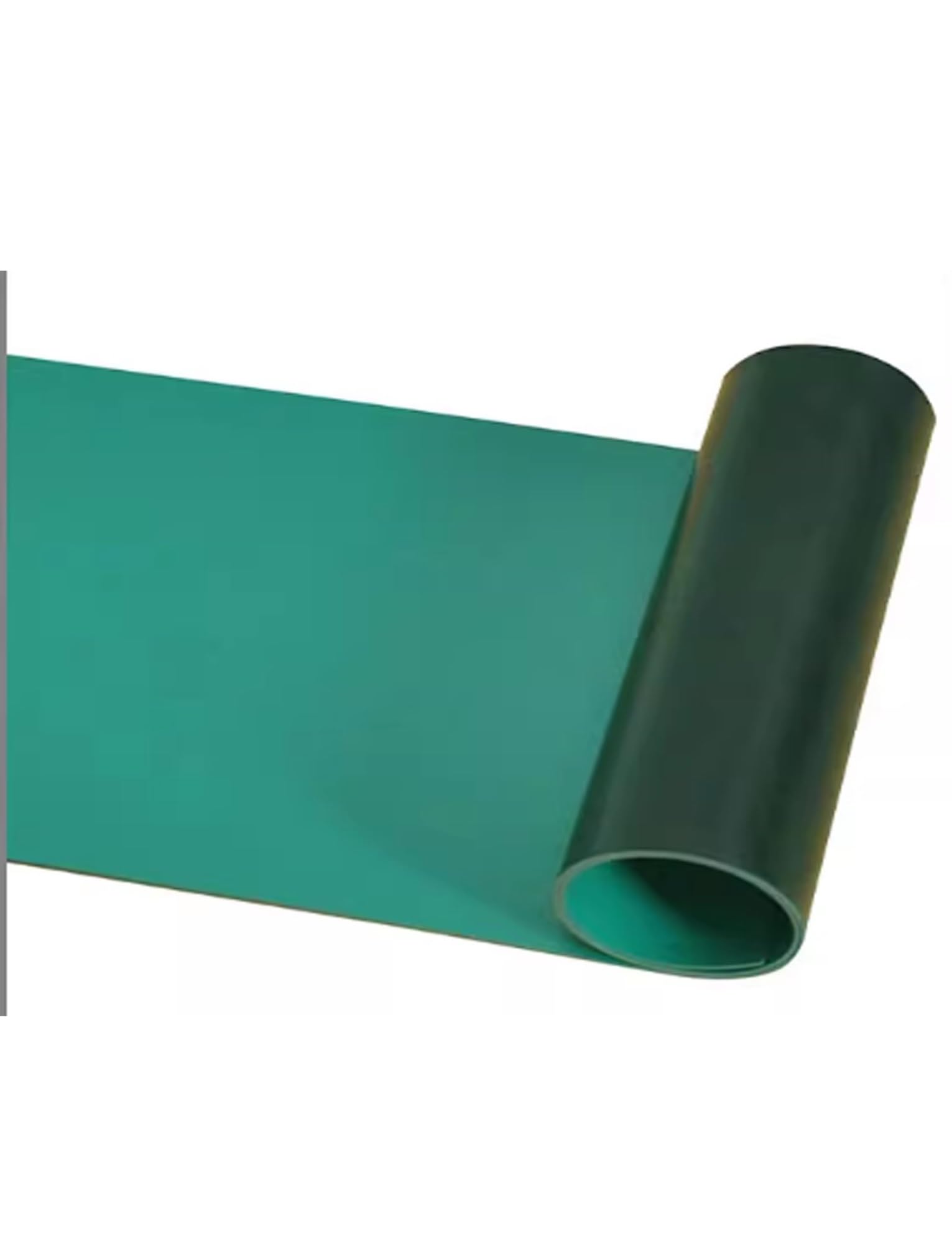 Almohadilla de banco de trabajo verde sin estática, superficie de PVC resistente al calor para laboratorio de electrónica, estación de soldadura y reparación