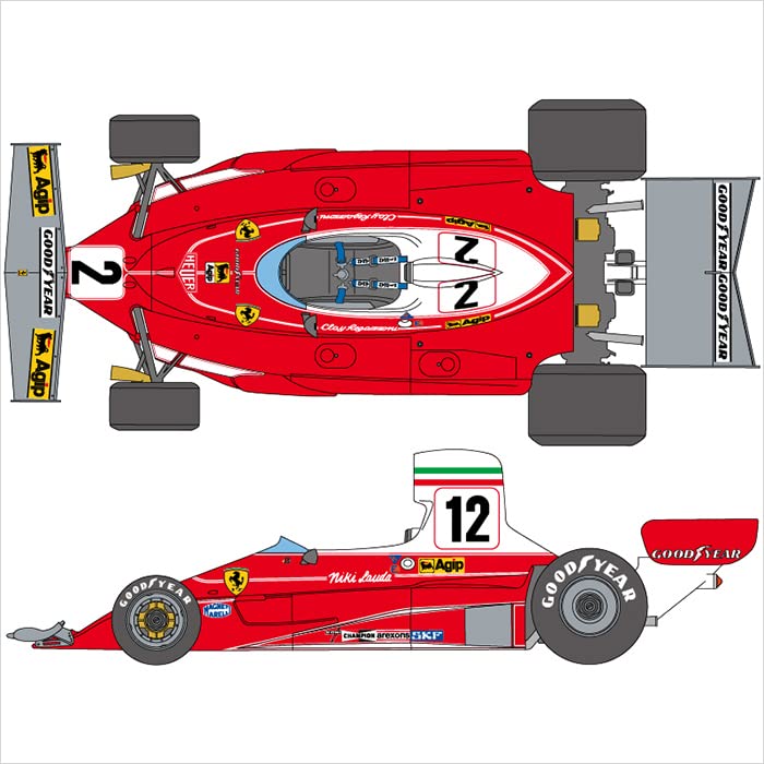 Amazon | SHUNKO MODELS 1/12 312T 1975-76 デカールセット タミヤ対応 