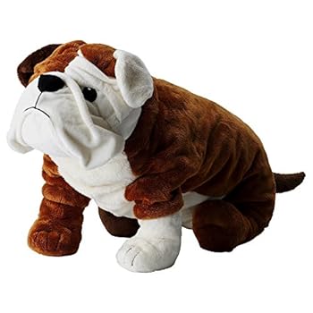 Toy Ikea Bulldog Stuffed Animal Soft Toy [Swedish] Book