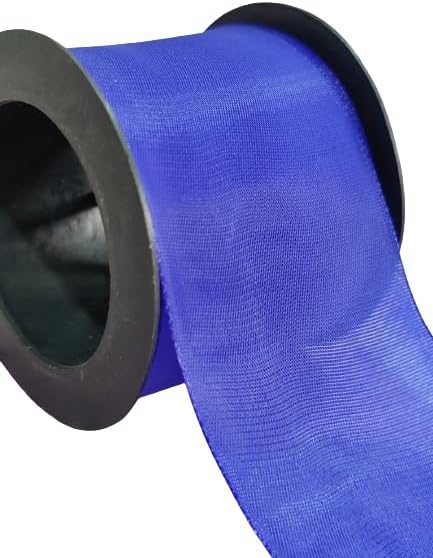 - Nylon Hair Ties Band (11 M) Gift Wrapping Decoration Craft School Girls Hair Ribbon Multi-Purpose (Pack of 1, Blue)
