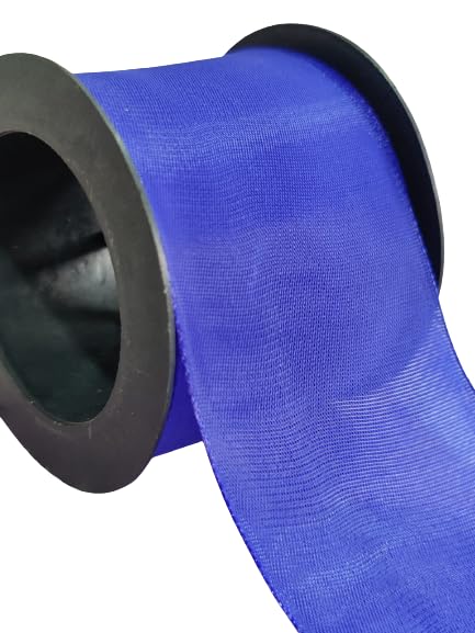 UKIYO | Nylon Hair Ties Ribbon Hair Band (11 Meter) Gift Wrapping Ribbon Decoration Craft School Girls Hair Ribbon Multi-Purpose (Pack of 1, Blue)