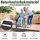 XARILK Türschwellenrampe aus Naturgummi (90x7,8x1,5 cm),1000 kg Tragkraft, rutschfest,ist einstellbar und schneidbar Für Rollstuhl, Scooter, Kehrroboter, Badezimmer