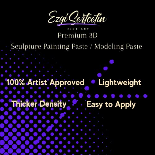Ezgi Sertcetin 3D Sculpture Painting Paste|Texture Paste|Decorative Plaster thumb #2