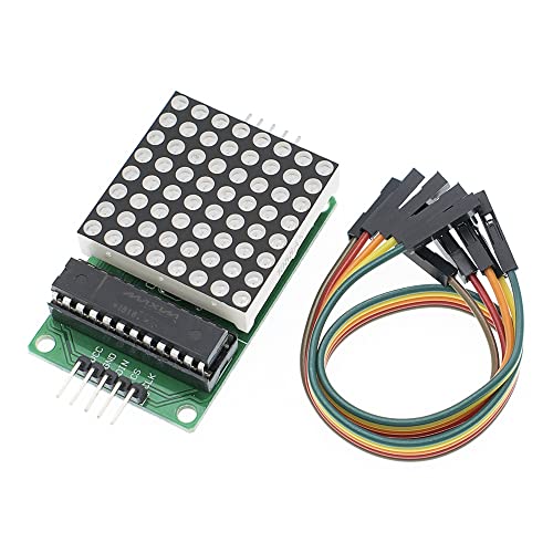 DollaTek Matrice de Points Module MCU Kit de contrôle d'affichage LED pour Arduino DIY
