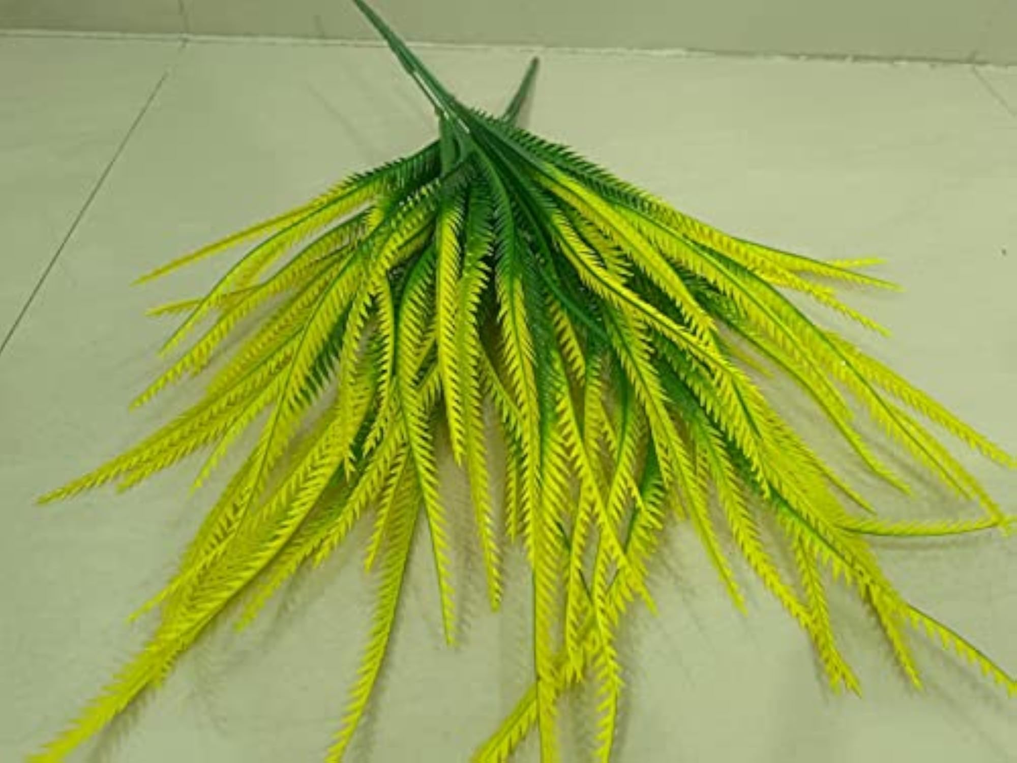 Bonsai Wild Artificial Green Grass Bunch for Home Garden Decor