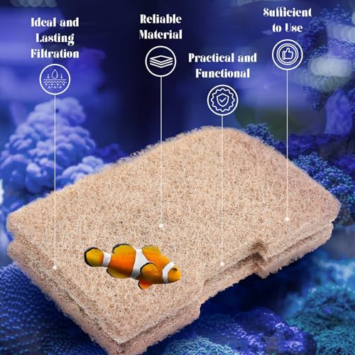 Image of Threlaco 1 Pack Ammonia Remover Pads Compatible with Fluval 307 /407 /306 /406, Aquarium Filter Replacement Pads for Fish Tank