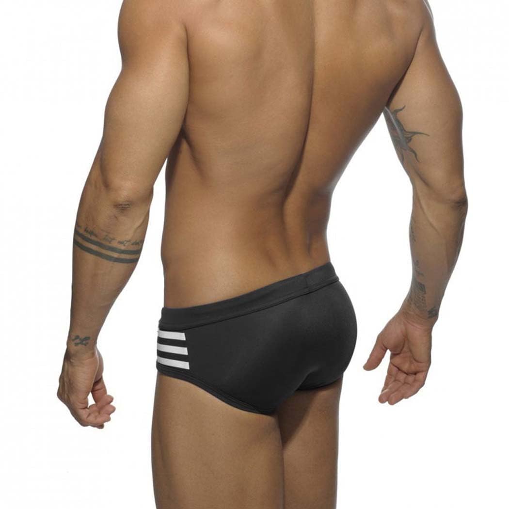 Badeslip Herren, Badehose Herren Kurz Eng Badeslip Sommer Badehose Kurz Slip mit Tunnelzug YK93 Größe M-2XL