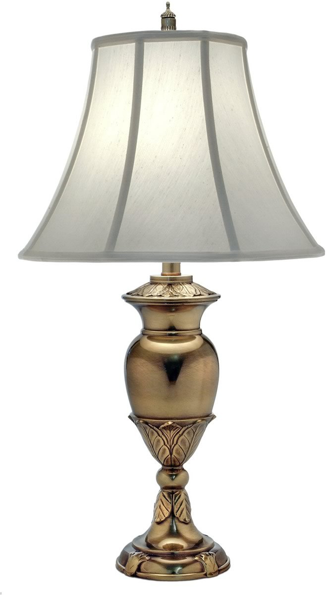 Stiffel31h Genuine Stiffel 3-Way Table Lamp Burnished Brass