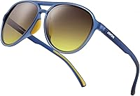 Vista 16 de Jefoo - Gafas de sol polarizadas estilo aviador para hombres y mujeres, retro, modernas, deportivas para exteriores con protección UV400