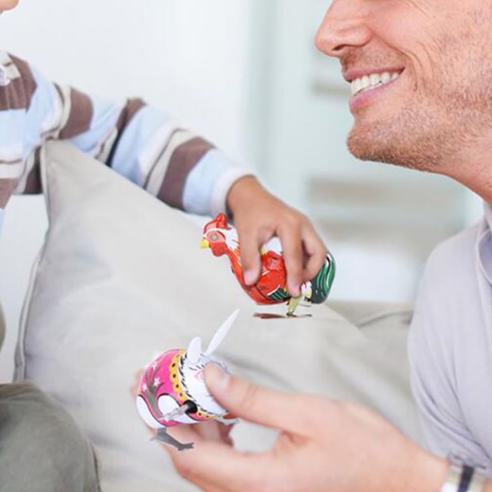 Milisten Aufziehspielzeug Für Kinder 4Er Set Mechanisches Lernspielzeug Aus Blech 3.54X2.75X1.18In Eichhörnchen Springtier Ohne Batterie Pädagogisch Für Party Geschenk