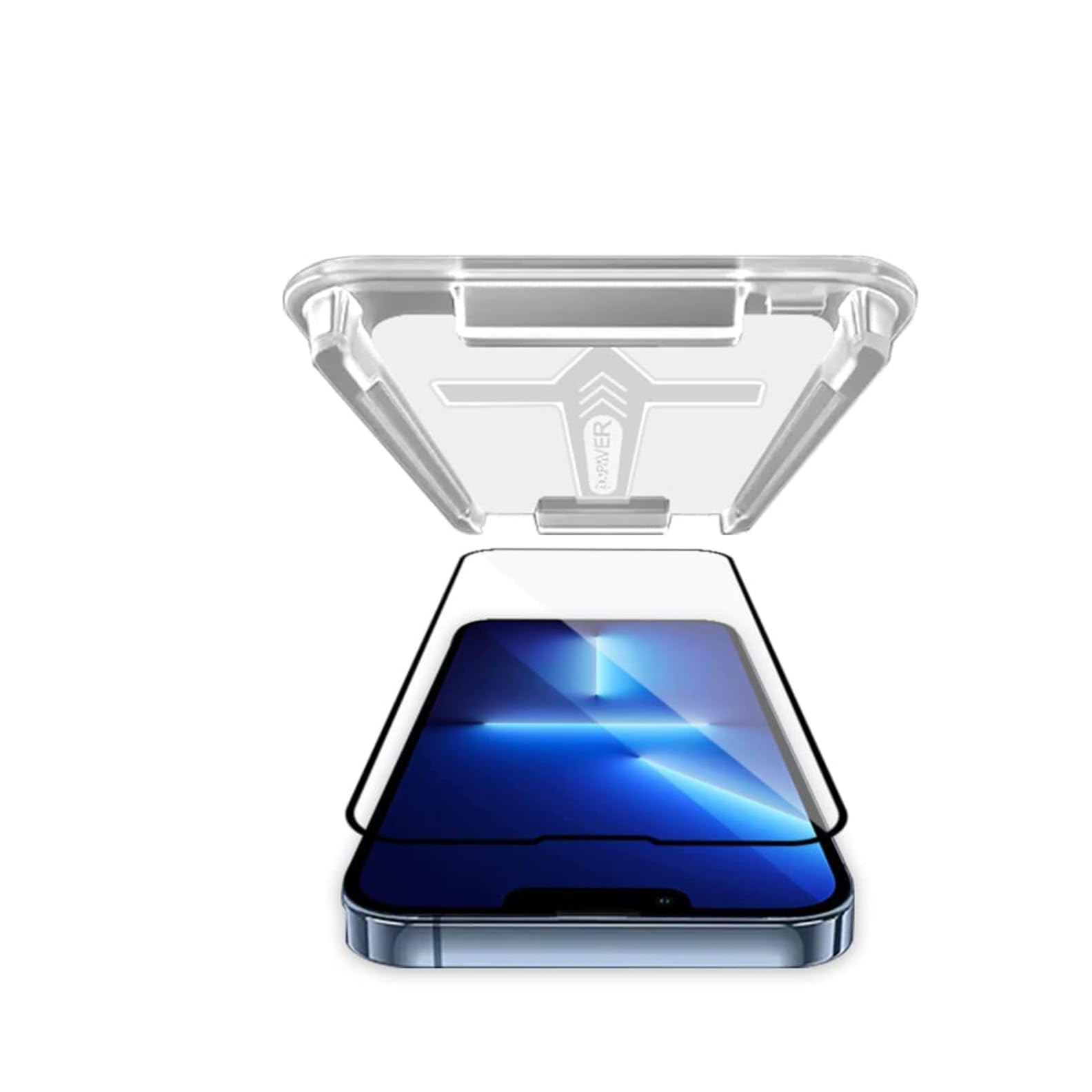 KAPAVER® GLaS HD EasyDO 3D for iPhone 13/13 Pro Edge to Edge Tempered Glass Screen Guard Protector/Screen Guard Compatible with i13 / 13 Pro (Pack of 1 Glass with 1 Easy Applicator)