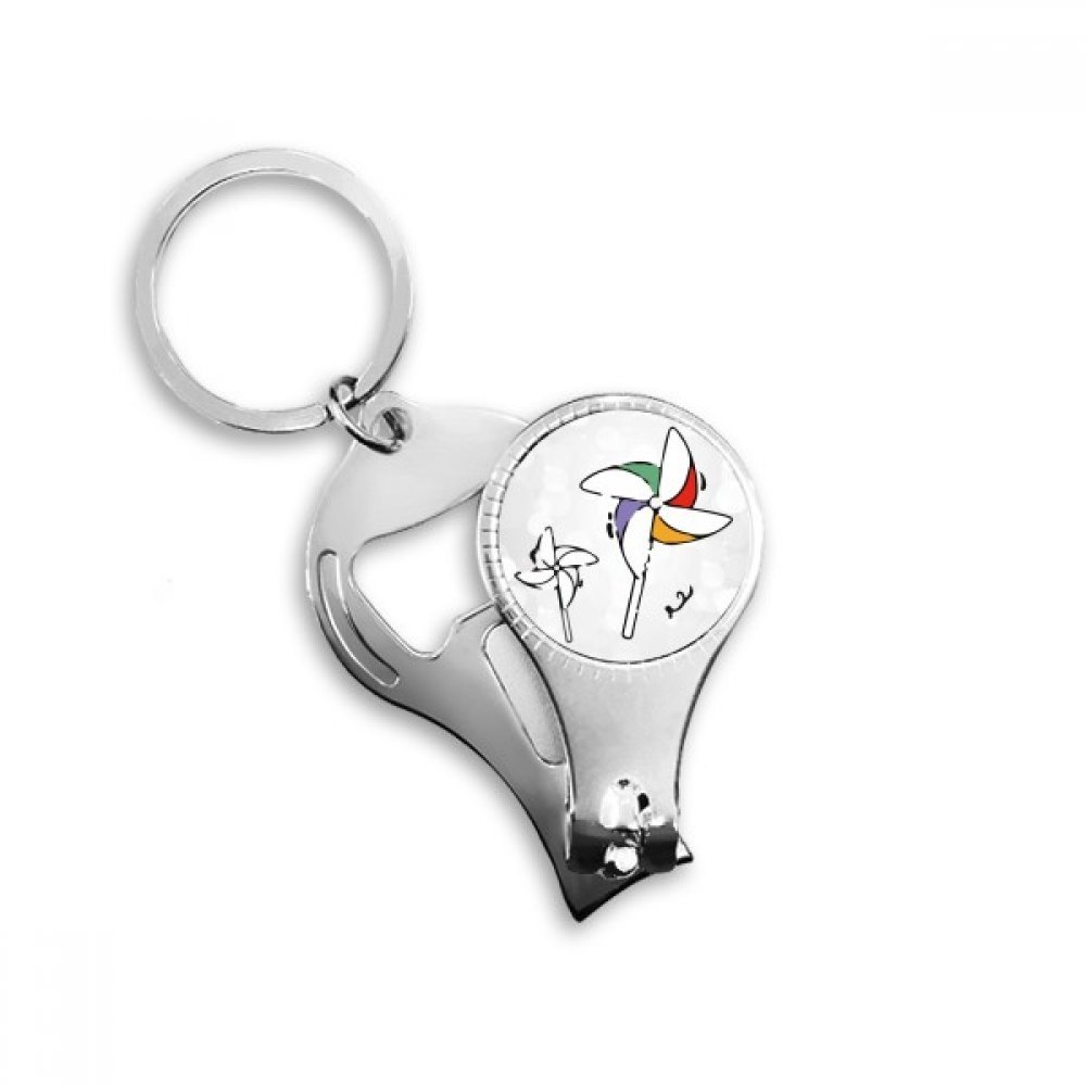 Coupe-ongles Windmill à motif de vent idéal pour trousse de voyage