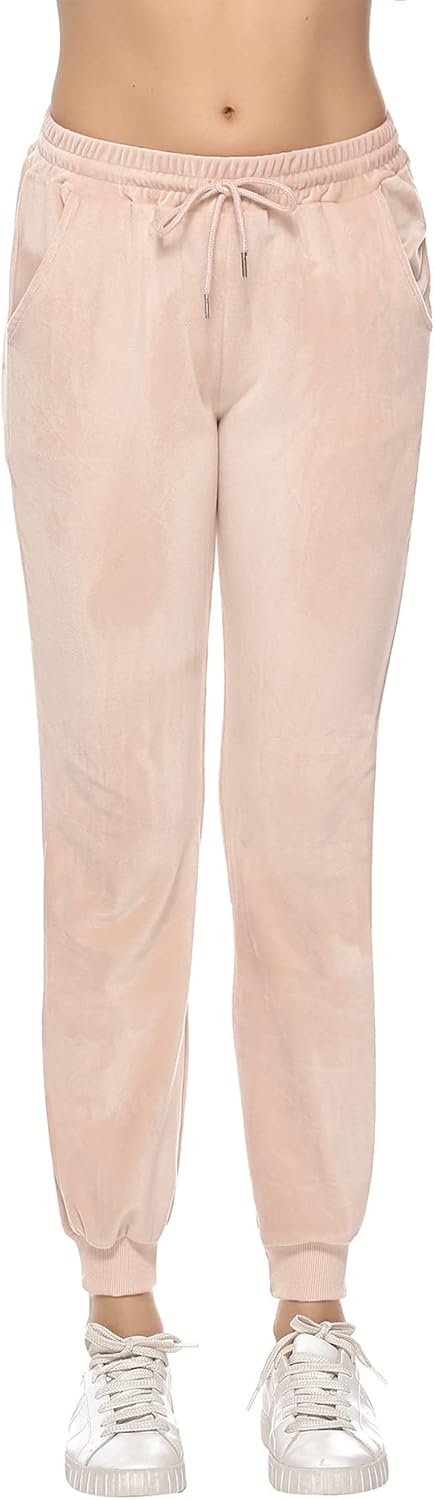 Youngull Velour Women's Joggers Pants Winter Casual Drawstring Running Sportswear Pants with Pockets Velvet Sweatpants - Image 2