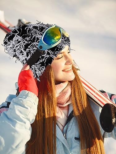 MGBPEI Distressed Balaclava Ski Mask for Men/Women Knitted Full Face Ski Mask Windproof Neck Warmer