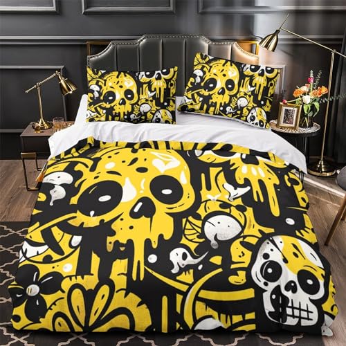 Parure de lit microfibre douce avec fermeture éclair pratique - 4