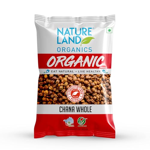 Image of Natureland Organics Chana whole 500 Gm - Organic Healthy Pulses