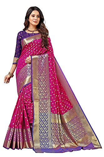 Sari de mariage Banarasi soie rose Aashita Creations tenue de cérémonie Kanjivaram