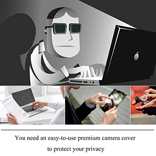 8 Piece Webcam Cover Set Thin Webcam Cover Camera Cover Accessories Sliding Camera Cover Camera Cover Slim for Laptop PC - Image 3
