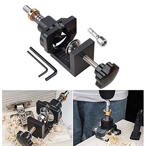 #N/A Aparelho perfurador de 35 mm com dobradiças para abrir buraco de porta e armário, conjunto de f