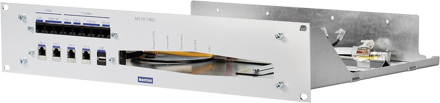 Wantec2090 Mounting Bracket FritzBox 48.3 cm (19 Inches)