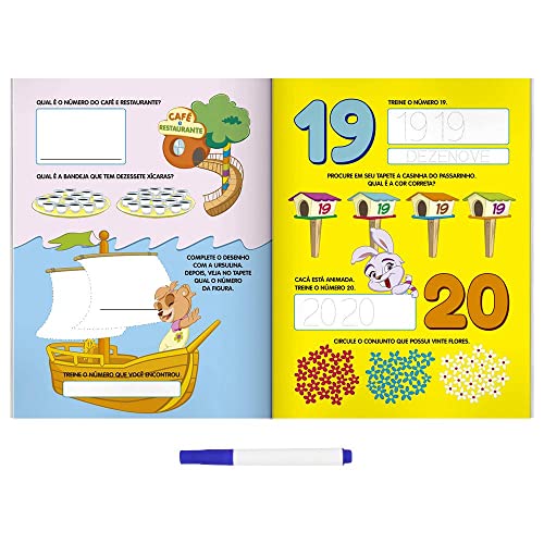 Livro+Tapete Escolinha: Números (Escolinha Todolivro)