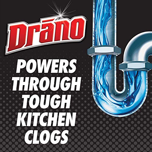 Drano Kitchen Granules Drain Clog Remover And Cleaner, Unclogs Blockage From Grease Or Cooking Oil, 17.6 Oz #TOP4