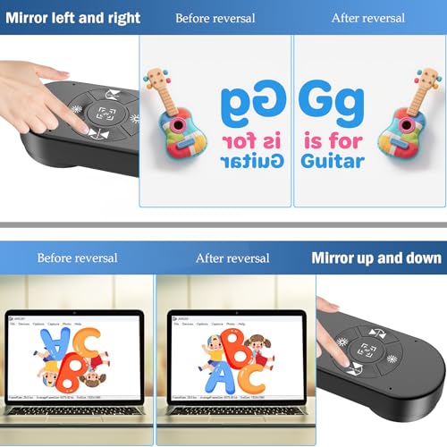 image for Gawervan 8MP USB Document Camera, Auto Focus, LED Light, Image Reversa