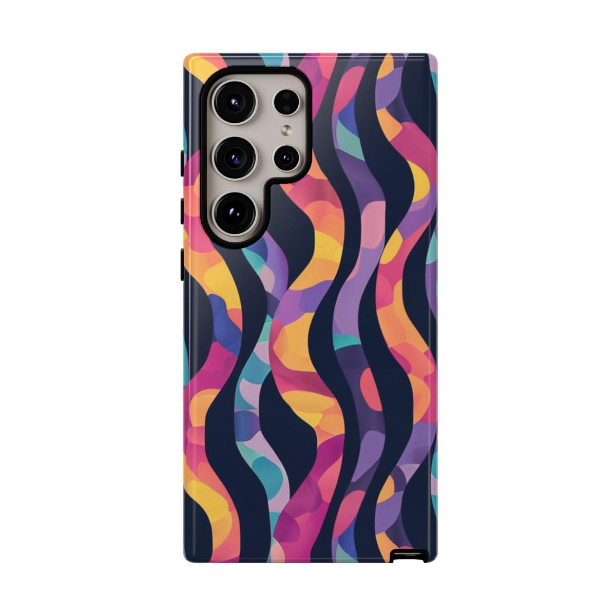 Coque résistante brillante Samsung S24 Ultra finition premium multicolore