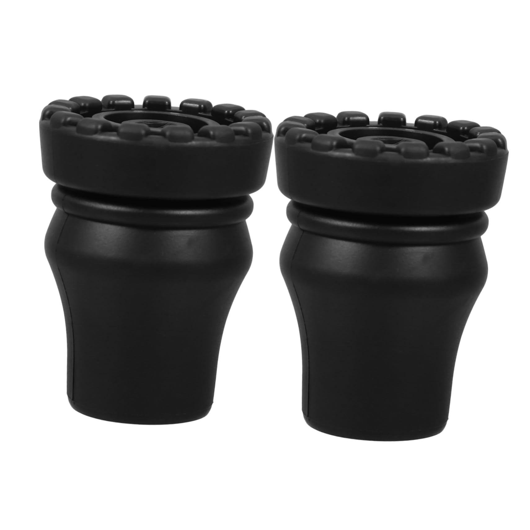 BEBEMOKO Replacement Cane Tips 22mm Diameter Heavy Duty Rubber for Walking Sticks Anti-Slip Universal Fit Senior Safety