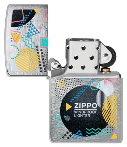 Zippo Retro Design Encendedor Metal Brushed Chrome miniatura 4