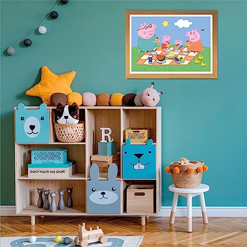 Clementoni - 24028 - Peppa Pig - Supercolor - 24 Maxi Pièces - Puzzle du Dessin Animé - Jeu de Création et Logique pour Enfants à partir de 3 Ans et Plus