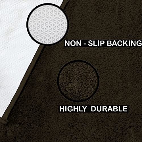 Image of Flooring India Co Newman Carpet 2500 GSM Super Soft Anti Skid Area Rugs for Home Decor, Bedroom (4x6 Feet, Arabic Coffee)