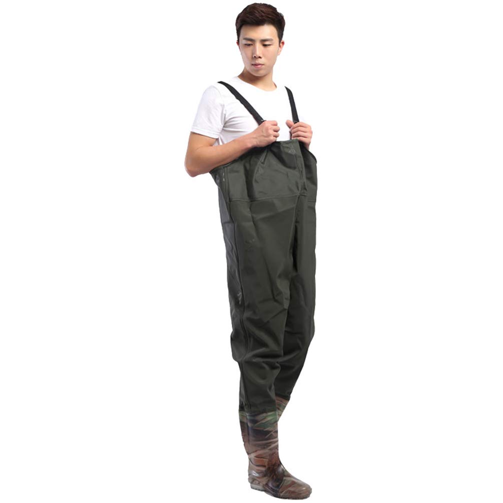 Stivali da Pesca Trampolieri da Pesca per Uomo e Donna, Impermeabile PVC Stivali da Pesca