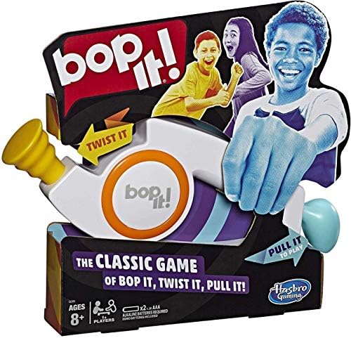 Hasbro Gaming Bop It! Electronic Game for Children Ages 8+, Games for 1 or More Players, Board Games for Kids, Gifts for Children
