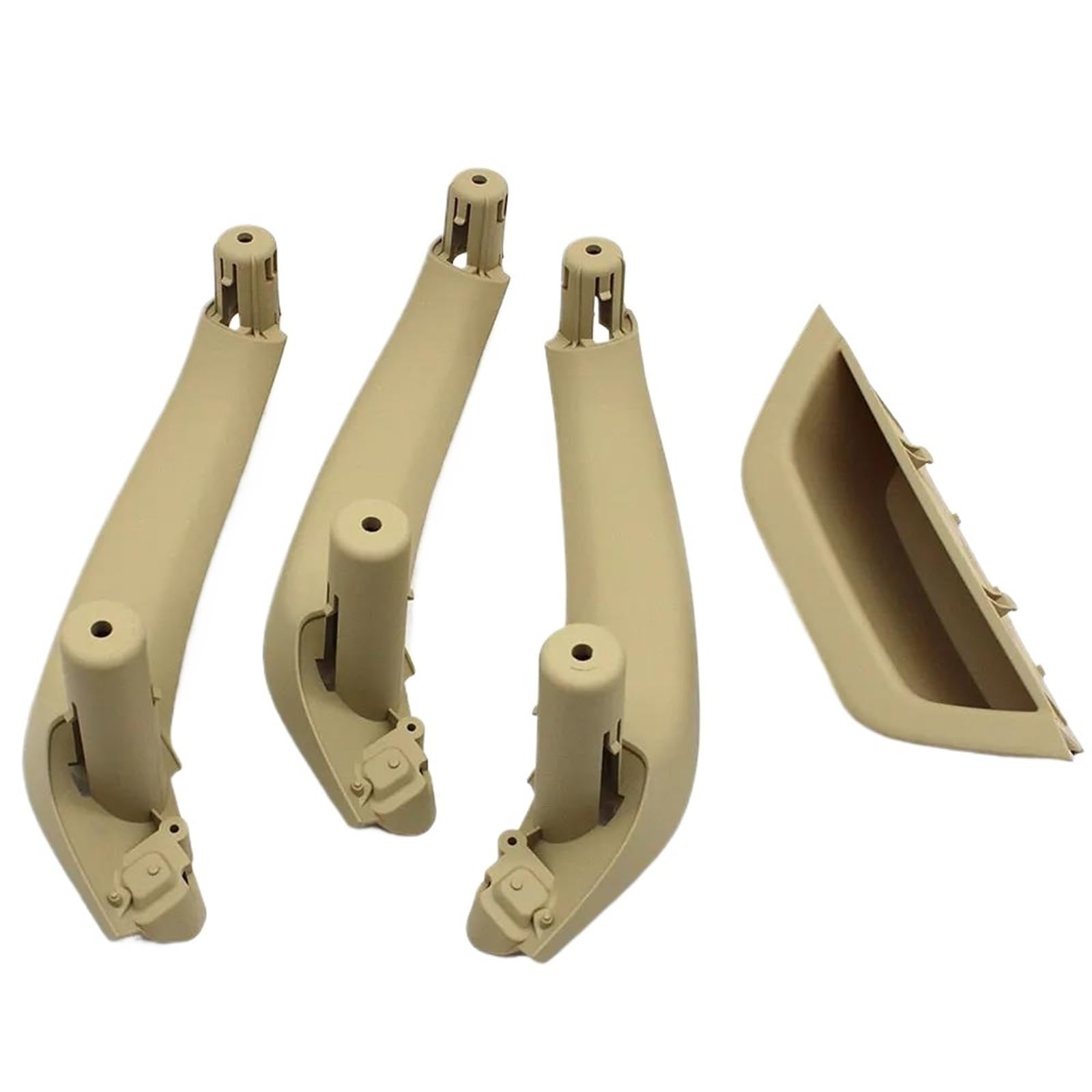 JYUTDW Inner Door Handle Car Interior Door Handles Pull Accessories for BMW for X3 X4 F25 F26 2010-2016(RHD-Beige)