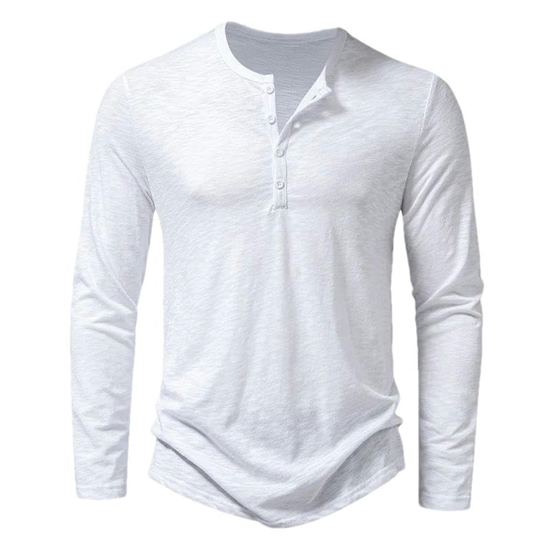 T-shirt coton homme manches longues fini les frissons de mi-saison