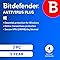 Bitdefender Antivirus Plus - 3 Devices | 1 year Subscription | PC Activation Code by email